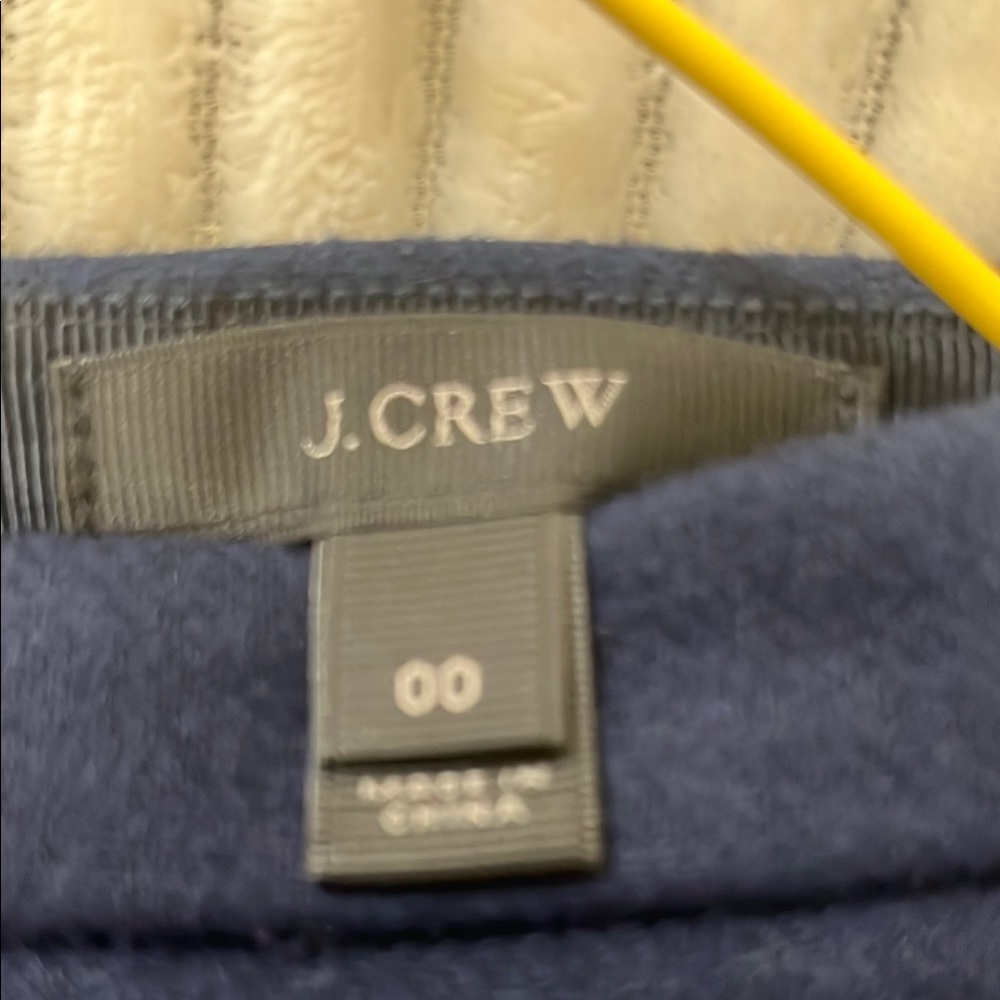 J. Crew Blue Tiered Skater Mini Skirt - Picture 2 of 4